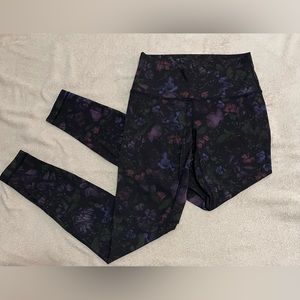Lululemon athletica flower printed leggings